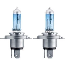 Philips 12342WVUSM Ampoule Halogène WhiteVision, WhiteVision Effet Xénon H4 60/55 W 12 V