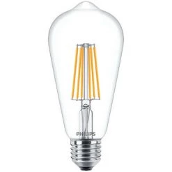 Philips 8W LED Ampoule à Filament E27 2700K PHILEDST6460DT