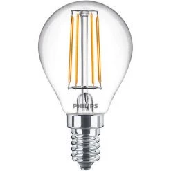 Philips 4.3W LED Filament Ball Bulb E14 2700K PHILEDLUS40E14
