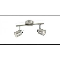 Philips Hue Meranti Spot 2 Spot Attack Gu10 Metal / Glass Color Satin Chrome 915005222201 50312/17/e7