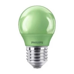 AMPOULE LED E27 PHILIPS LIGHTING 929001394201 EN FORME DE GOUTTE 3.1 W = 25 W VERT (Ø X L) 45 MM X 78 MM EEC: CLASSE C