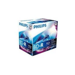 Philips BD-R 25 Go 4x 10 Pièces En Jewelcase (BR2S4J10C/10)