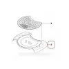 Support Grille Inox Pour Petit Electromenager PHILIPS -PHILIPS Soldes 16381801 1