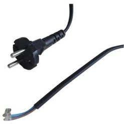 CORDON SECTEUR NORMELONGUEUR 6.3MM POUR ASPIRATEUR PHILIPS MOULINEX