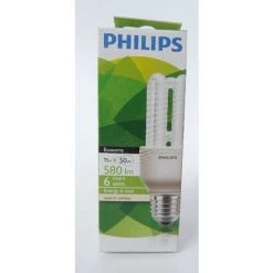Ampoule Fluocompacte 11W Stick éco 2700K 580lm E27 230V PHILIPS 167471