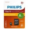 Philips FM08MP45B/00 - 8 Go - MicroSDHC - Classe 10 - UHS-I - 80 Mo/s - Class 1 (U1) (FM08MP45B/00) -PHILIPS Soldes 18502788 1