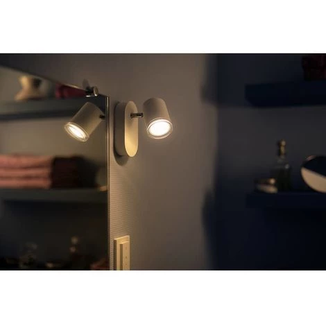 Plafonnier De Salle De Bain LED Philips Lighting Adore 3417831P6 GU10 N/A Puissance: 5 W Blanc Chaud, Blanc Neutre, Bla 4 Plafonnier De Salle De Bain LED Philips Lighting Adore 3417831P6 GU10 N/A Puissance: 5 W Blanc Chaud, Blanc Neutre, Bla – Image 2