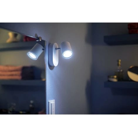 Plafonnier De Salle De Bain LED Philips Lighting Adore 3417831P6 GU10 N/A Puissance: 5 W Blanc Chaud, Blanc Neutre, Bla 5 Plafonnier De Salle De Bain LED Philips Lighting Adore 3417831P6 GU10 N/A Puissance: 5 W Blanc Chaud, Blanc Neutre, Bla – Image 3