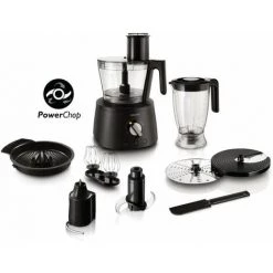 Philips Avance Collection Robot De Cuisine HR7776/90 - 2,2 L - 22000 Tr/min - 1,2 M - 3,4 L - 1,7 L - Synthétique ABS (HR7776/90)