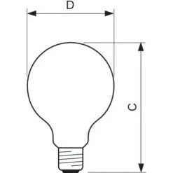 Ampoule LED E27 8W Filament 806lm - CLA LEDbulb Philips -PHILIPS Soldes 25088423 3