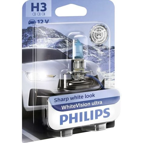 Philips 12336WVUB1 Ampoule Halogène WhiteVision H3 55 W 12 V 4 Philips 12336WVUB1 Ampoule Halogène WhiteVision H3 55 W 12 V – Image 2