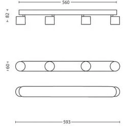 Philips Spot LED Star Blanc 4x3W -PHILIPS Soldes 26845586 2
