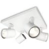 Philips Spot Runner Blanc 4xGU10 -PHILIPS Soldes 26845641 1