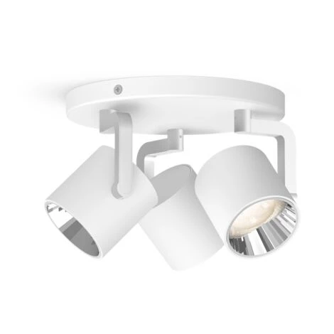 Philips Spot LED Byrl Sceneswitch Blanc 4x4W 3 Philips Spot LED Byrl Sceneswitch Blanc 4x4W