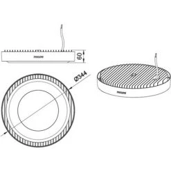 Suspension Industrielle LED Philips 190W 20000lm -PHILIPS Soldes 26857077 4