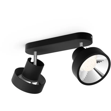 Spot LED Philips Bukko Sceneswitch Noir 2x4W - Noir 3 Spot LED Philips Bukko Sceneswitch Noir 2x4W - Noir