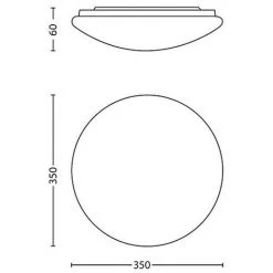 PHILIPS Plafonnier LED Twirly 17W Downlight Blanc Chaud 2700K - Blanc Chaud 2700K -PHILIPS Soldes 27588256 2