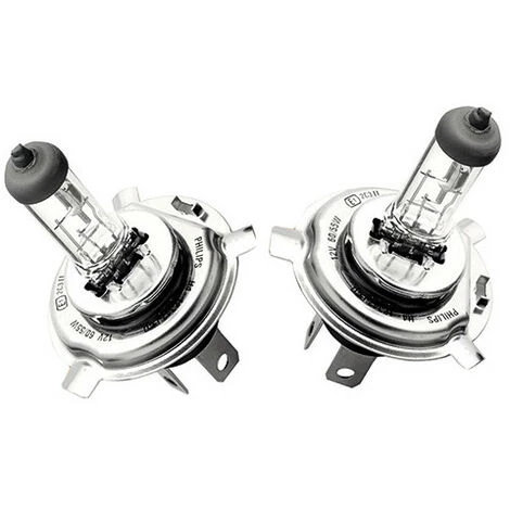 PHILIPS 2 Ampoules Extra Lifetime H4 - 12 V - P43t-38 - 60-55W - Feux De Route - Feux Antibrouillard - Feux De Croisement - Phi 3 PHILIPS 2 Ampoules Extra Lifetime H4 - 12 V - P43t-38 - 60-55W - Feux De Route - Feux Antibrouillard - Feux De Croisement - Phi