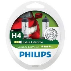 PHILIPS 2 Ampoules Extra Lifetime H4 - 12 V - P43t-38 - 60-55W - Feux De Route - Feux Antibrouillard - Feux De Croisement - Phi 9 PHILIPS 2 Ampoules Extra Lifetime H4 - 12 V - P43t-38 - 60-55W - Feux De Route - Feux Antibrouillard - Feux De Croisement - Phi -PHILIPS Soldes 27947974 4