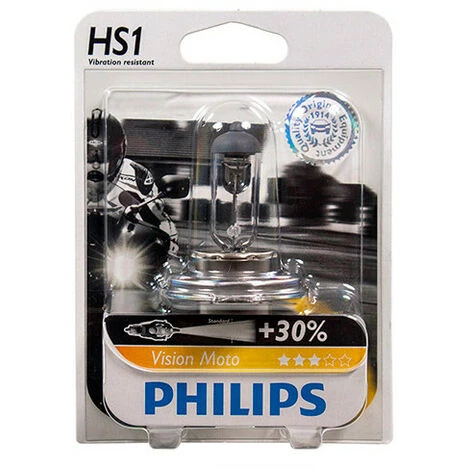 Ampoule Moto Vision HS1 - 12 V - 35W - Feux De Route - Feux De Croisement - Feux Antibrouillard - Philips 4 Ampoule Moto Vision HS1 - 12 V - 35W - Feux De Route - Feux De Croisement - Feux Antibrouillard - Philips – Image 2