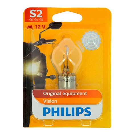 Ampoule Moto Vision S2 - 12 V - 35W - Feux De Route - Feux De Croisement - Feux Antibrouillard - Philips 4 Ampoule Moto Vision S2 - 12 V - 35W - Feux De Route - Feux De Croisement - Feux Antibrouillard - Philips – Image 2