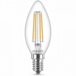 Philips Ampoule LED Equivalent 60W E14 Blanc Chaud Non Dimmable, Verre -PHILIPS Soldes 30277900 2