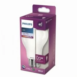 Philips Ampoule LED Equivalent 120W E27 Blanc Froid Non Dimmable, Verre