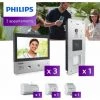 Interphone Vidéo Philips Welcome Hive PRO Pour 3 Appartements - Produit Neuf