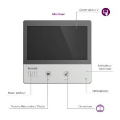 Interphone Vidéo Philips Welcome Hive PRO Pour 5 Appartements - Produit Neuf 10 Interphone Vidéo Philips Welcome Hive PRO Pour 5 Appartements - Produit Neuf -PHILIPS Soldes 32132981 4