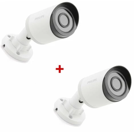 PHILIPS Caméra De Surveillance - WelcomeEye Cam - Lot De 2 3 PHILIPS Caméra De Surveillance - WelcomeEye Cam - Lot De 2