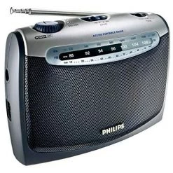 PhilipsPhilips AE2160/04 Radio Portable (argent Et Noir)
