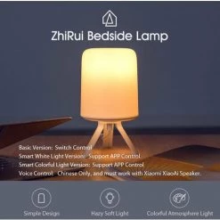 PHILIPS Youpin ZhiRui Lampe De Chevet LED Lumiere E27 Ampoule RVB Lumiere De Bureau Coloree Lumiere D'atmosphere Fonctionnant Avec APP Version De Lumiere Coloree, Modele: Smart Colorful Light 251 -PHILIPS Soldes 36211373 3