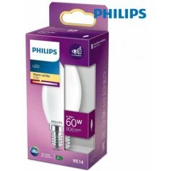 PHILIPS Ampoule LED E14 6,5W équivalent à 60W - Blanc Chaud 2700K -PHILIPS Soldes 36235644 2
