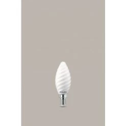PHILIPS Ampoule Led à Filament Blanc Flamme Torsadée E14 470Lm 40W Blanc Froid PHILIPS -PHILIPS Soldes 36530849 2