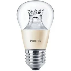 Philips 453605 Ampoule LED Luster E27 6W(=40W) Dimmable 25000h 2200-2700K - Blanc