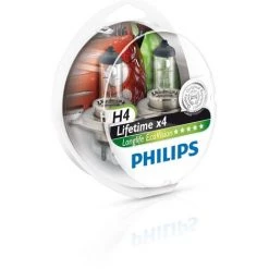 PHILIPS 12342LLECOS2 LOT DE 2 AMPOULES DE PHARE LONGLIFE ECOVISION H4