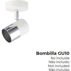 PHILIPS Applique Pour 1 Ampoule Gu-10 Blanc Argenté