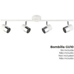 PHILIPS Applique Pour 1 Ampoule Gu-10 Blanc Argenté