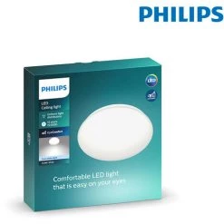 Plafonnier Interieur Led 6w 640lm 4.000k Moire ø 22.5 Cm Philips. -PHILIPS Soldes 39343061 2