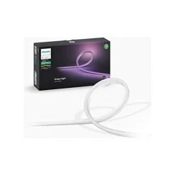 Philips Hue White & Color Ambiance Outdoor Lightstrip Extérieur 5m, Fonctionne Avec Alexa, Google Assistant Et Apple Homekit