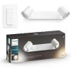 Philips Hue White Ambiance ADORE Spot Barre Tube 2x5.5W Salle De Bain, Compatible Bluetooth - Blanc (télécommete Incluse), Fonctionne Avec Alexa, Google Assistant Et Apple Homekit -PHILIPS Soldes 41028164 1