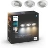 Philips White Ambiance ADORE Kit De 3 Spots Encastrés 3x5W - Chrome (télécommete Incluse), Compatible Bluetooth, Fonctionne Avec Alexa, Google Assistant Et Apple Homekit -PHILIPS Soldes 41028174 1