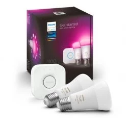 Philips Hue White And Color Ambiance, Kit De Démarrage E27, 75W, Compatible Bluetooth