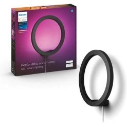 Philips Hue White & Color Ambiance SANA Applique 20W - Bluetooth - Noir, Fonctionne Avec Alexa, Google Assistant Et Apple Homekit 5 Philips Hue White & Color Ambiance SANA Applique 20W - Bluetooth - Noir, Fonctionne Avec Alexa, Google Assistant Et Apple Homekit -PHILIPS Soldes 41028236 2