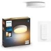 Philips Hue White Ambiance Plafonnier Enrave XL, Blanc, Compatible Bluetooth, Fonctionne Avec Alexa, Google Assistant Et Apple Homekit -PHILIPS Soldes 41028246 1