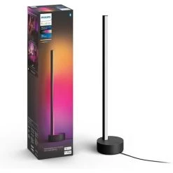 Philips Hue White And Color Ambiance, Lampadaire Gradient Signe Noir, Compatible Bluetooth, Fonctionne Avec Alexa, Google Assistant Et Apple Homekit