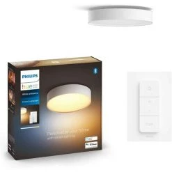 Philips Hue White Ambiance Plafonnier Enrave Large, Blanc, Compatible Bluetooth, Fonctionne Avec Alexa, Google Assistant Et Apple Homekit -PHILIPS Soldes 41028294 2