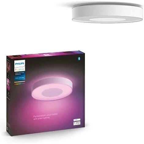 Philips Hue White And Color Ambiance Plafonnier Infuse Large, Blanc, Compatible Bluetooth, Fonctionne Avec Alexa, Google Assistant Et Apple Homekit 3 Philips Hue White And Color Ambiance Plafonnier Infuse Large, Blanc, Compatible Bluetooth, Fonctionne Avec Alexa, Google Assistant Et Apple Homekit