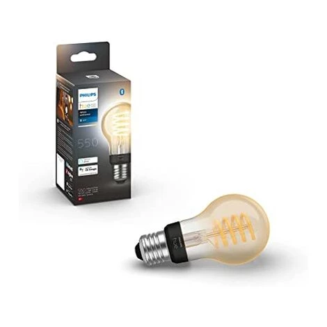 Philips Hue White Ambiance, Ampoule LED Connectée Filament E27, Compatible Bluetooth, Fonctionne Avec Alexa, Google Assistant Et Apple Homekit 3 Philips Hue White Ambiance, Ampoule LED Connectée Filament E27, Compatible Bluetooth, Fonctionne Avec Alexa, Google Assistant Et Apple Homekit