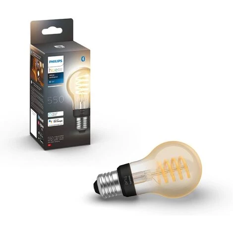 Philips Hue White Ambiance, Ampoule LED Connectée Filament E27, Compatible Bluetooth, Fonctionne Avec Alexa, Google Assistant Et Apple Homekit 4 Philips Hue White Ambiance, Ampoule LED Connectée Filament E27, Compatible Bluetooth, Fonctionne Avec Alexa, Google Assistant Et Apple Homekit – Image 2